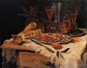 Christian Berentz The elegant Jause oil painting